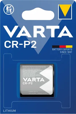 Produktbild von VARTA Foto-Batterie "LITHIUM" CR-P2 6,0 Volt