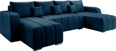 Produktbild von MIRJAN24 Ecksofa Pufetto U, Eckcouch mit Bettkasten und Schlaffunktion, Polstersofa, U-Form vom Hersteller (Farbe: Manila 26)
