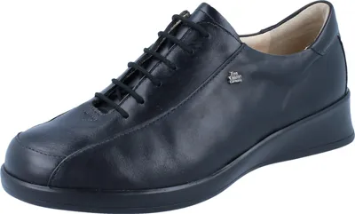 Zdjęcie produktu dla Wygodne sznurowane buty Finn Comfort Narita, damskie, czarne, skóra, NOWOŚĆ - Czarny