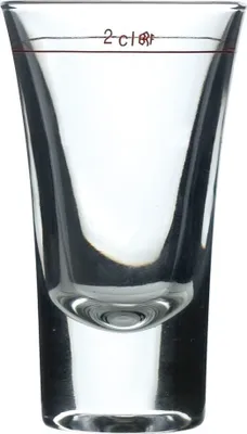 Produktbild von Sklenice na pálenku panák Bormioli Rocco Dublino 3 cl červený cejch 2 cl, 6x