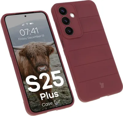 Produktbild von Bizon Case Tur Samsung Galaxy S25 Plus dunkel lila