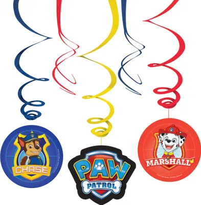 Productafbeelding van PAW Patrol - Slinger - Swirls - 61 cm - Rood/Blauw/Geel - 6 stuks