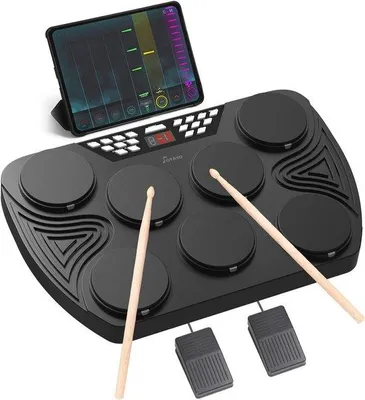 Obrázek produktu pro Elektronická bicí souprava 7 v 1 pro začátečníky a mládež