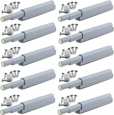 Obrázek produktu pro Otevřete magnetický otvírač dveří Push-Open a zamkněte dveře jednoduchým stisknutím (10 kusů), Guazhuni