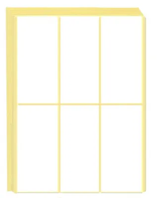 Obrázek produktu pro 180 kusů, samolepicích štítků, rozměr 100 x 50 mm