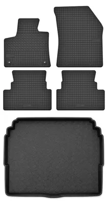 Obrázek produktu pro Gumové autokoberce SolidTread + vana kufru pro: Opel Grandland X 2017-2020 SUV 5 ks