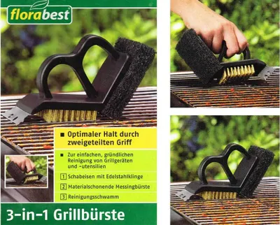 Produktbild von Florabest 3-in-1 Grillbürste