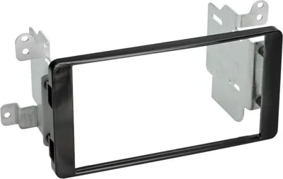 Image de Adaptateur de façade 2-DIN pour Mitsubishi Outlander 2012 > noir piano
