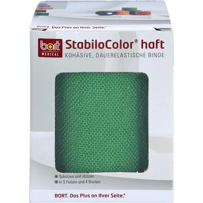 Obrázek produktu pro Bort StabiloColor lepicí obvaz 8 cm zelený, 1 ks. Obvaz