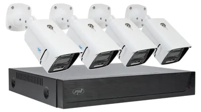 Produktbild von PNI House IPMAX POE 3 Videoüberwachungskit, NVR mit 4 POE-Ports,und 4 Kameras mi