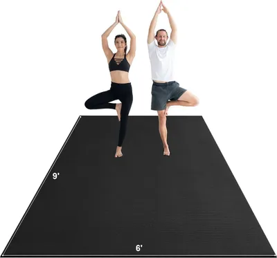Obrázok produktu pre Cvičebná podložka Protiskluzová podložka na jógu Podložka na cvičenie v posilňovni Podložka na pilates (9 x 6 stôp)