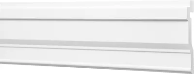 Produktbild von COSCA Wandleisten aus Ecopolymer - Stuckleisten hochdichtes Styropor, extrem widerstandsfähig - (CM26 - 30 Meter) Flachleisten Friesprofile Stuckprofile