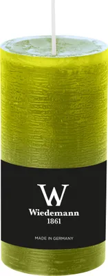 Produktbild von Wiedemann Marble Rustik Kerzen, Stumpenkerzen,  Apfelgrün 120 x Ø 58 mm