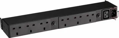 Imagen del producto de Eaton EFLX6B, con supervisión, 1U, horizontal/vertical, , 6 tomas de corriente AC, 2 metros