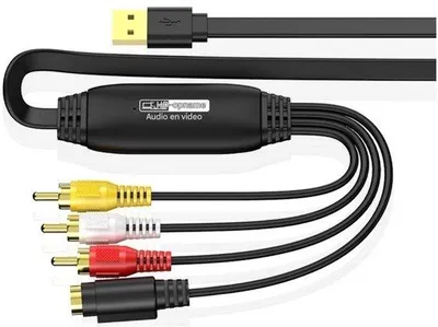 Produktbild von VHS-Digitalisierungsgerät - 1080p-Videoaufnahmegerät - SCART/AV-Adapter - Digitale VHS- und DVD-Konverter - Für Windows und Mac OS