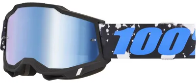 Image de 100percent Accuri 2 Callisto Offroad-brille Schwarz Mirror Blue/CAT2 Schwarz Mirror Blue/CAT2