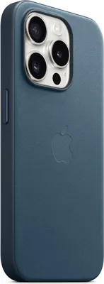 Image de Apple FineWoven Backcover MagSafe pour Apple iPhone 15 Pro - Pacific Blue