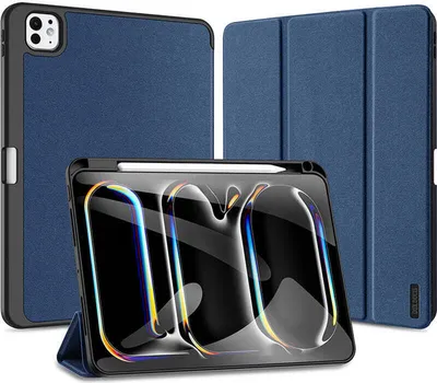 Produktbild von DUX DUCIS Domo Series iPad Pro 11" 2024 dreifach faltbare Hülle - Blau