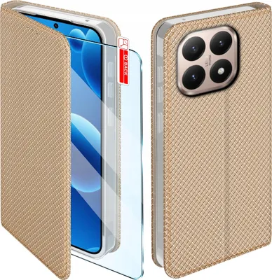 Obrázok produktu pre Puzdro MAGNET pre Xiaomi 15T 5G Locking Gold Case + sklo 9H