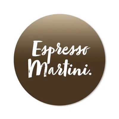 Produktbild von MuchoWow® Mauspad Mousepad Espresso Martini - Zitate - Cocktails - Text - Braun 20x20 cm - Mousepads - Maus Mat - Pad - Mausunterlage - Schreibtischmatte