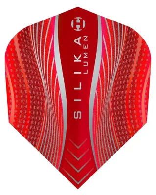 Produktbild von Harrows - Dart Flights "Silica Lumen" 3er-Pack PP5011 (Einheitsgröße) (Rot)