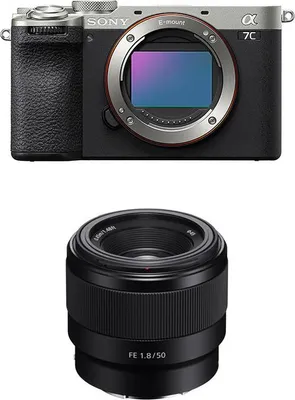 Image de SONY ALPHA 7C II Silver + Objectif FE 50mm f/1.8