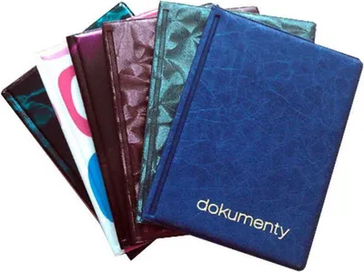 Produktbild von Name Okładka na dokumenty 10 szt. mix kolorów