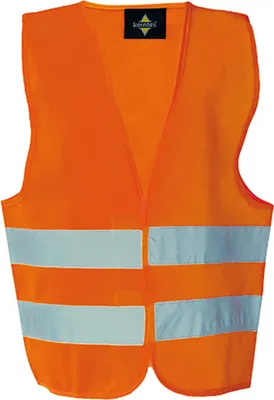 Produktbild von Korntex Kinder Warnweste Aarhus KWO100XS signal-orange XS