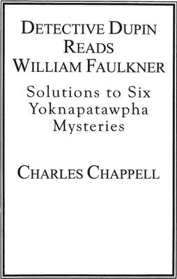 Produktbild von Detective Dupin Reads William Faulkner