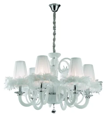 Image de Davagna - Suspension, Blanc, Structure en Verre