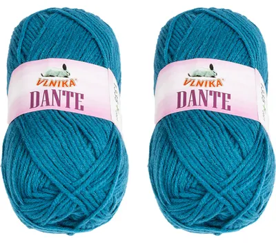 Obrázek produktu pro SET 2ks - Příze DANTE - 100 g, 160 m - Modrá