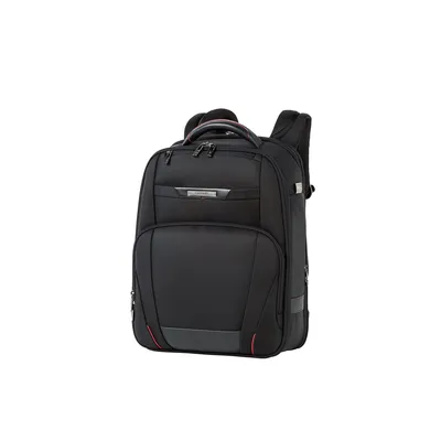 A black Samsonite Pro-DLX 5 Expandable Laptop Backpack is shown against a white background.