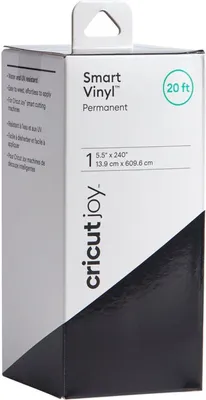 Produktbild von Cricut Smart Vinyl, Permanent, Schwarz, Matte, Drinnen, 3048 mm, 139 mm