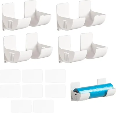 Produktbild von Selbstklebende Toilettenpapierhalter - Organizer für Schrank und Badezimmer - 4 Paare