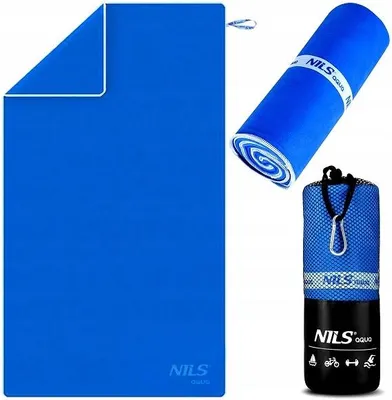 Produktbild von Nils Schnelltrocknendes Mikrofaser Strandhandtuch Blau 181 cm