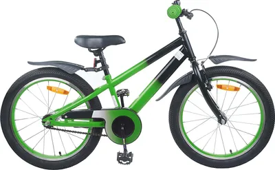 Produktbild von vidaXL Kinderfahrrad 20 Zoll für 6-11 Jahre alt Grün Schwarz