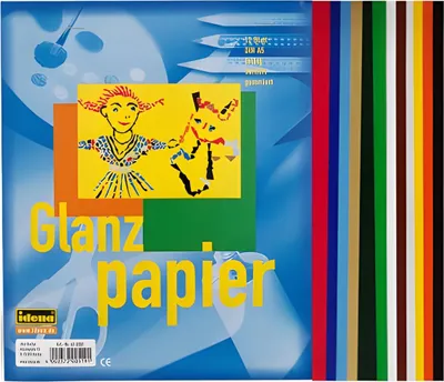 Produktbild von Happy Kidz Idena Glanzpapier A5 21403136040