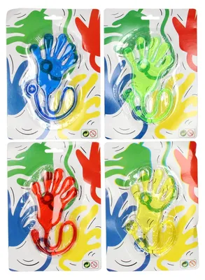 Produktbild von Klebrige Handfarbe als Spielzeug für Kinder