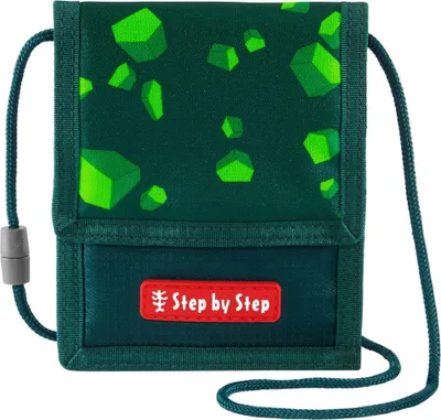 Produktbild von Step by Step Brustbeutel Neck Pouch Dino Targo petrol