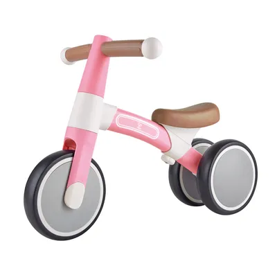 Produktbild von Hape Laufrad Kleinkind rosa - Balance Bike mit 3 Rädern