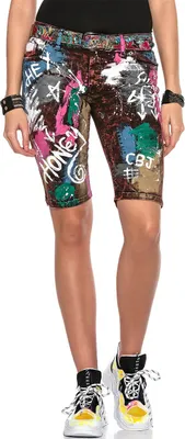 Produktbild von Cipo & Baxx Damen Shorts BA-WK159 Bordeaux, W30