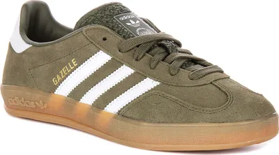 Produktbild von Adidas Gazelle Indoor in Olive Weiß – 5 UK - 38 EU - 5.5 M US / Olive White
