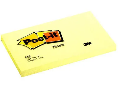 Obrázek produktu pro Post-It 6830-CY-W10, Obdélník, Žlutá, Papír, 127 mm, 76 mm, 100 listy