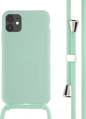 Produktbild von imoshion SilikonHülle mit Band iPhone 11 - Mintgrün