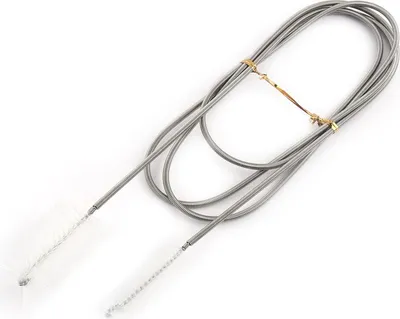Produktbild von Flexible Reinigungsbürste mit Endstück Doppelrohr-Federreinigungsbürste Rohrreinigungswerkzeug (transparent)