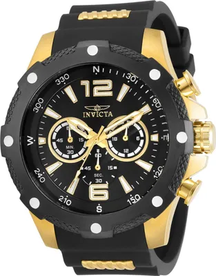 Obrázok produktu pre Invicta I-Force 30769 Pánske Hodinky - Quartz Hnací Mechanizmus - Nerezová Oceľ s Čiernym Ciferníkom - 50 mm