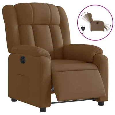 Produktbild von vidaXL Relaxsessel Elektrisch Braun Stoff