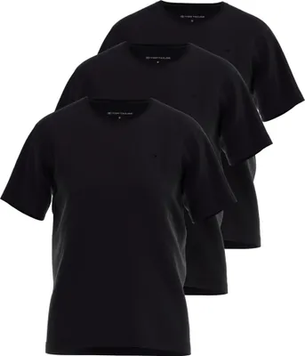 Produktbild von TOM TAILOR 3er Pack Herren Basic T-Shirt mit Rundhals aus Baumwolle Größe: 52