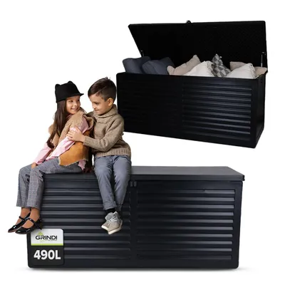 Produktbild von Gartenbox - Kissenbox - Auflagenbox - Truhe mit Deckel 490 L Aufbewahrungsbox