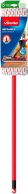 Zdjęcie produktu dla Vileda Ultramax Mop, Włókno, Laminat, Płytki, Drewno, Mokry, Czarny, Czerwony, 35 cm